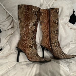 COPY - Casadei snakeskin size 61/2 vintage snake skin boot